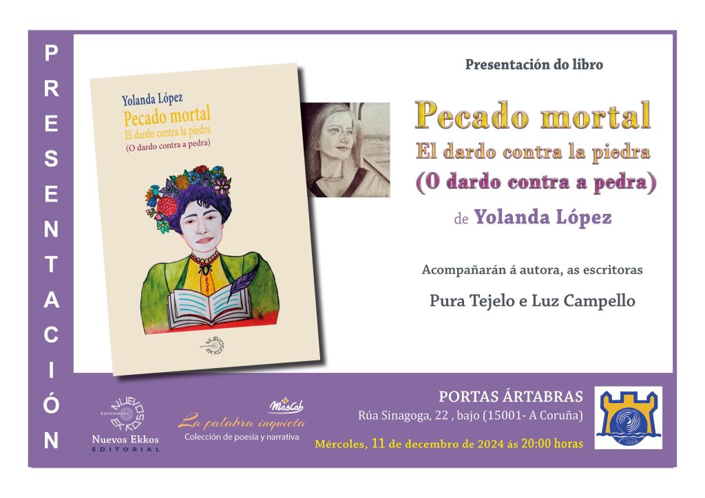 Yolanda López Presenta Pecado Mortal en Coruña